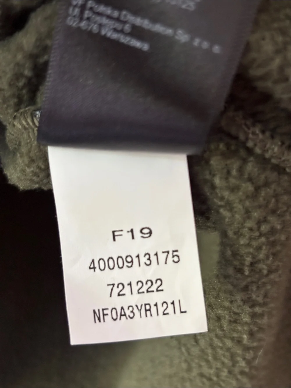 The North Face Men's Olive Green Texture Cap Rock Quarter-Zip Jacket Size XL